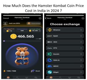 Hamster Kombat Coin Price Cost in India in 2024